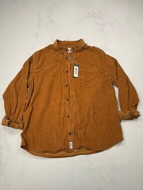 Alpine Design Shirt Button-Up Shirt Brown Vintage Retro - Mens XL NWT